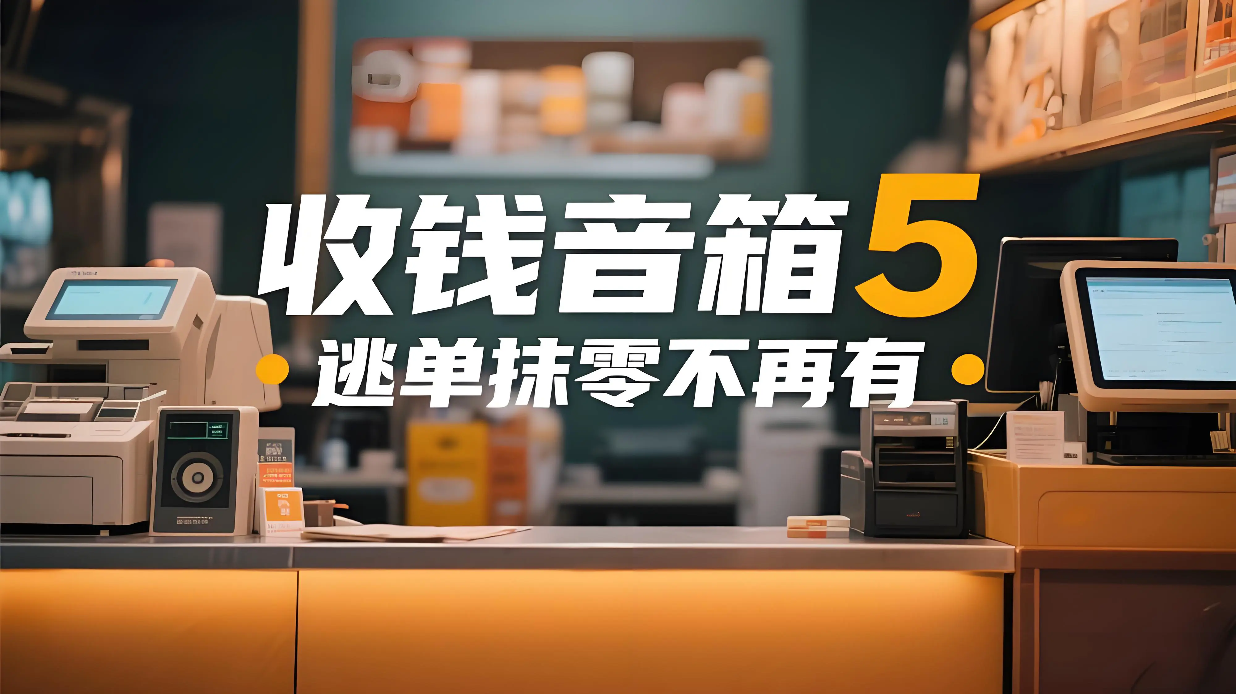 逃单抹零不再有！收钱音箱5让小本生意安心经营每一天